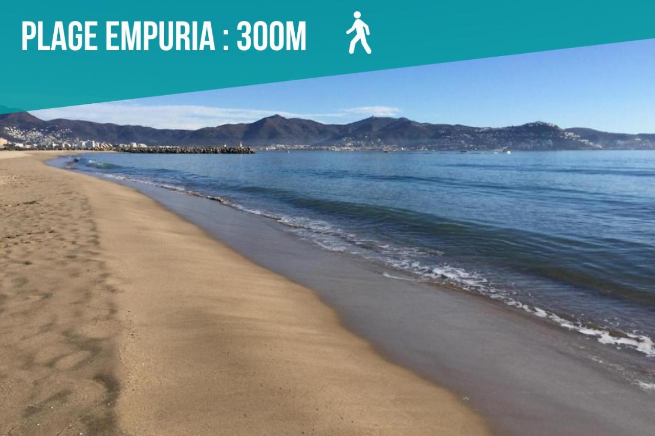 Unsejouraempuriabrava-Terrasse-Vue Mer -Clime- Wifi Parking Zewnętrze zdjęcie